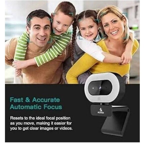 NEW! NexiGo Streamcam N930E w/ Software and Ring Light - Picture 5 of 10